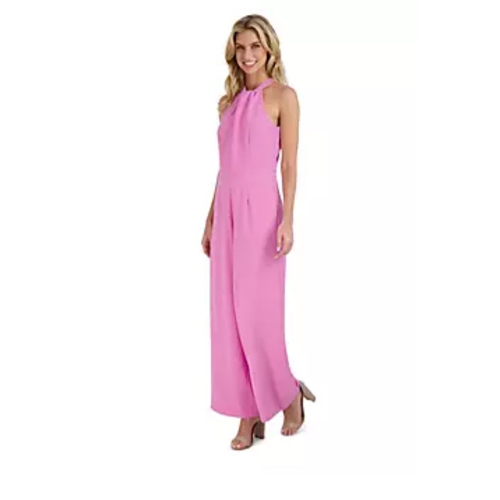 Julia Jordan Sleeveless Pink Jumpsuit